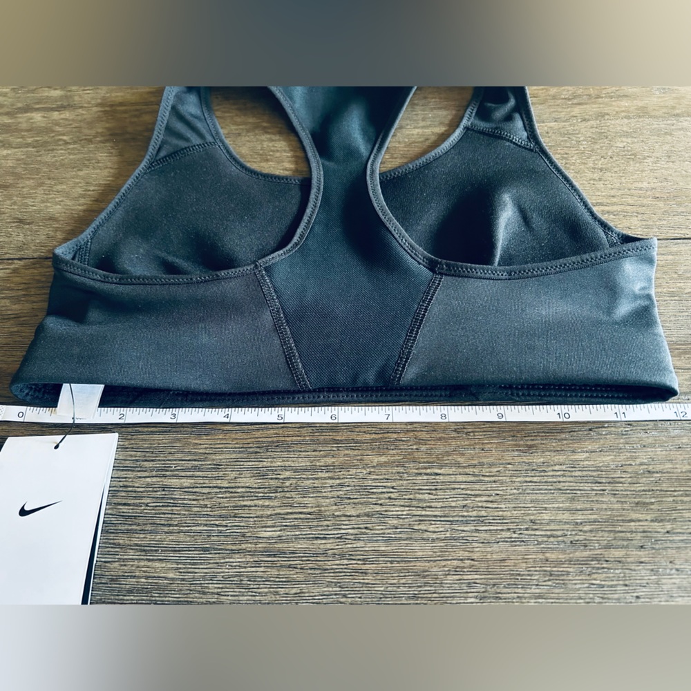 🆕 Nike Womens Victory Shape Black/White High Support Sports Bra ~ COPY ~ 1 LEFT - Picture 7 of 16